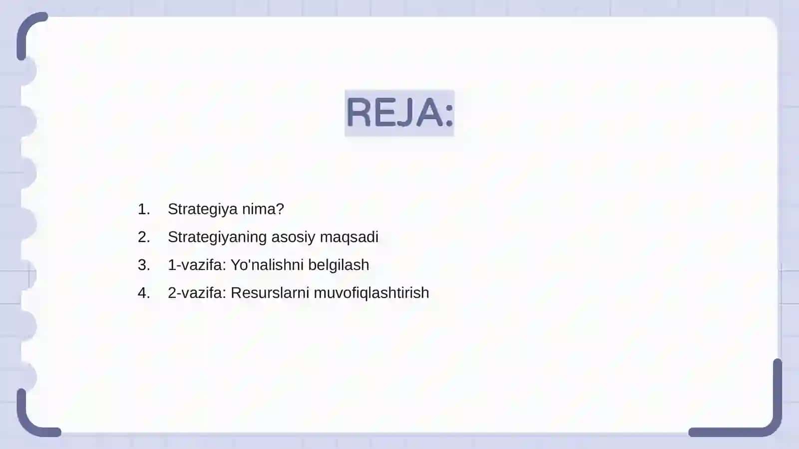 Strategiyani yaratishning 3 vazifasi 2