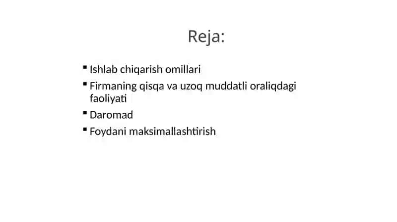 Ishlabchiqarish Nazariyasi 2