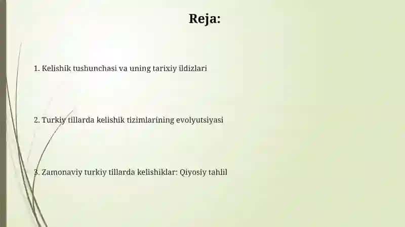 Kelishik Tushunchasi va Tarixiy Variantlari 2