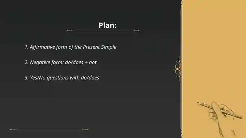 Present simple 2