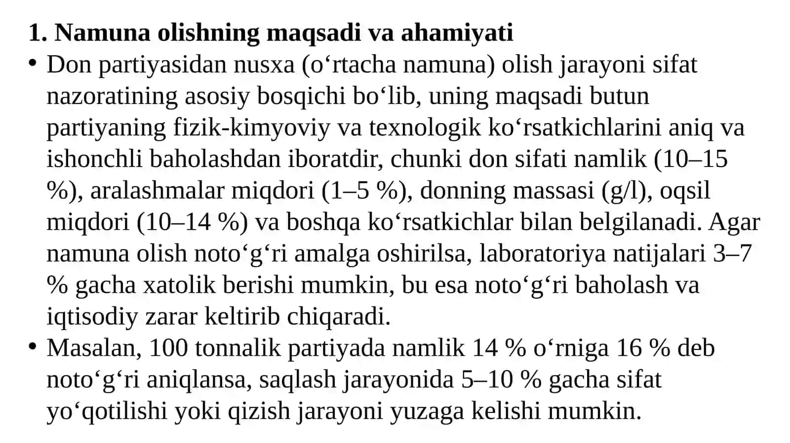 Dondan nusxa va na’munalar olish tartibi 2