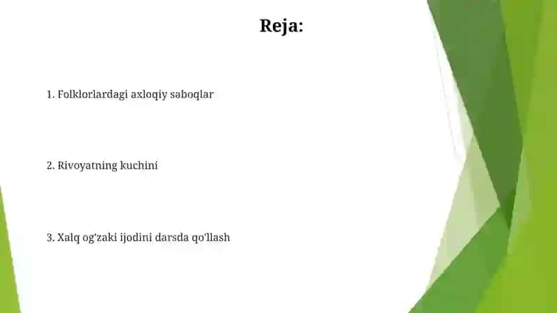Xalq og'zaki ijodi 2
