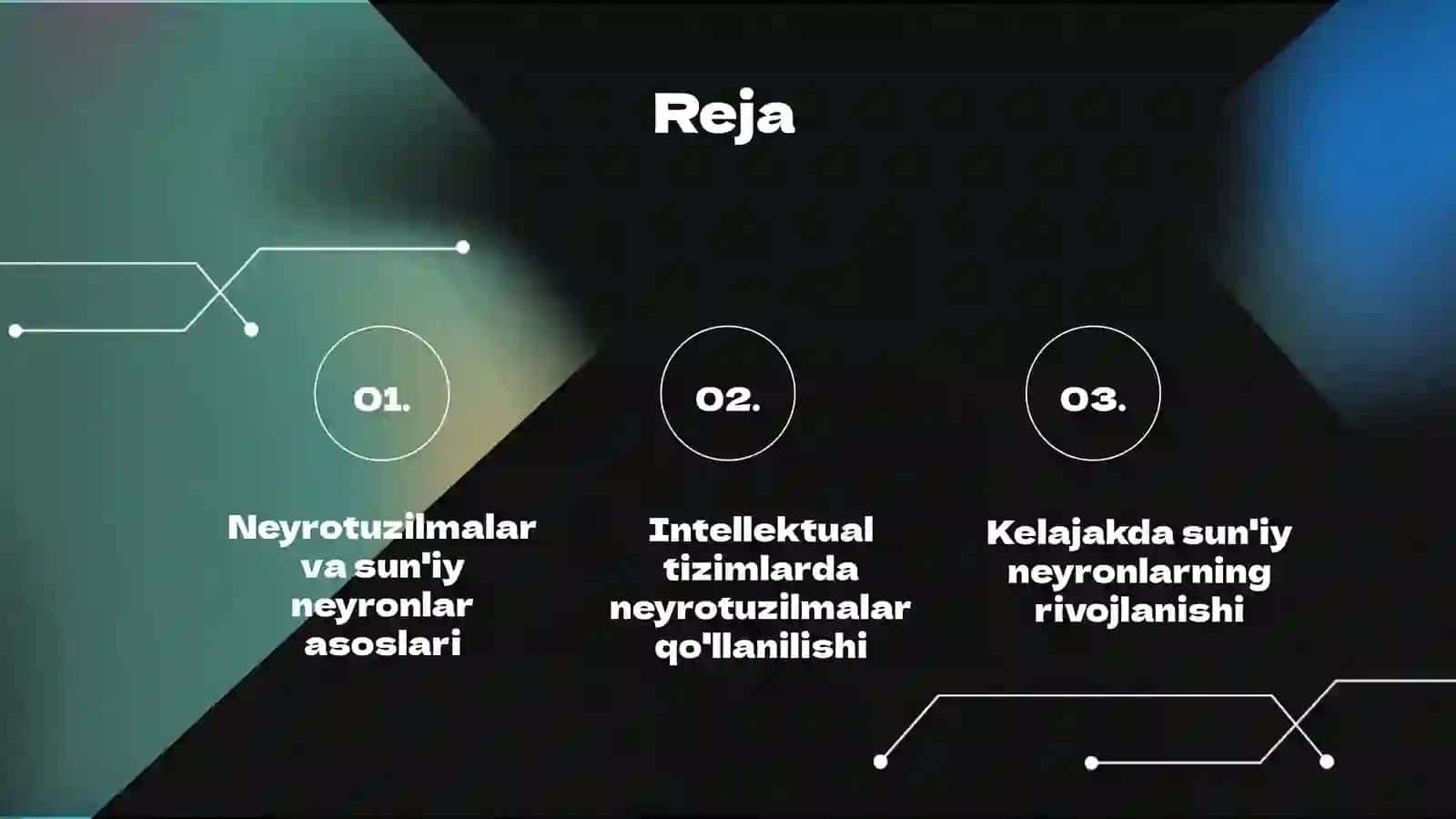 Neyrotuzilmalar va sun'iy neyronlar asoslari 2