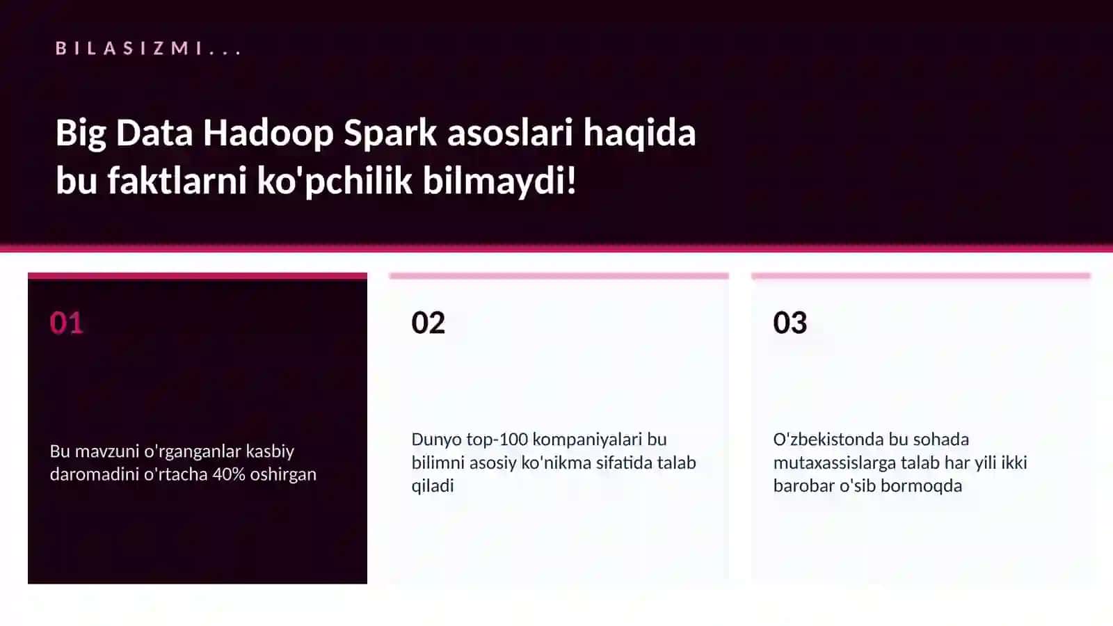 Big Data Hadoop Spark asoslari 2