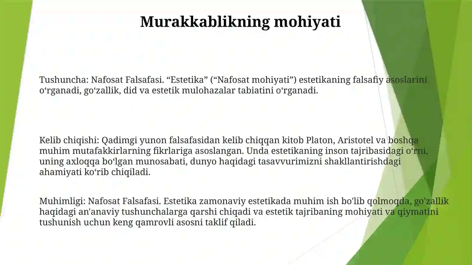 Nafosat Falsafasi 2