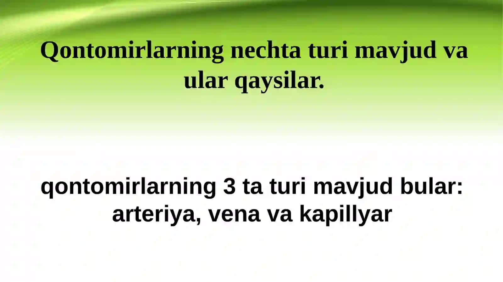 Qontomirlar turlari 2