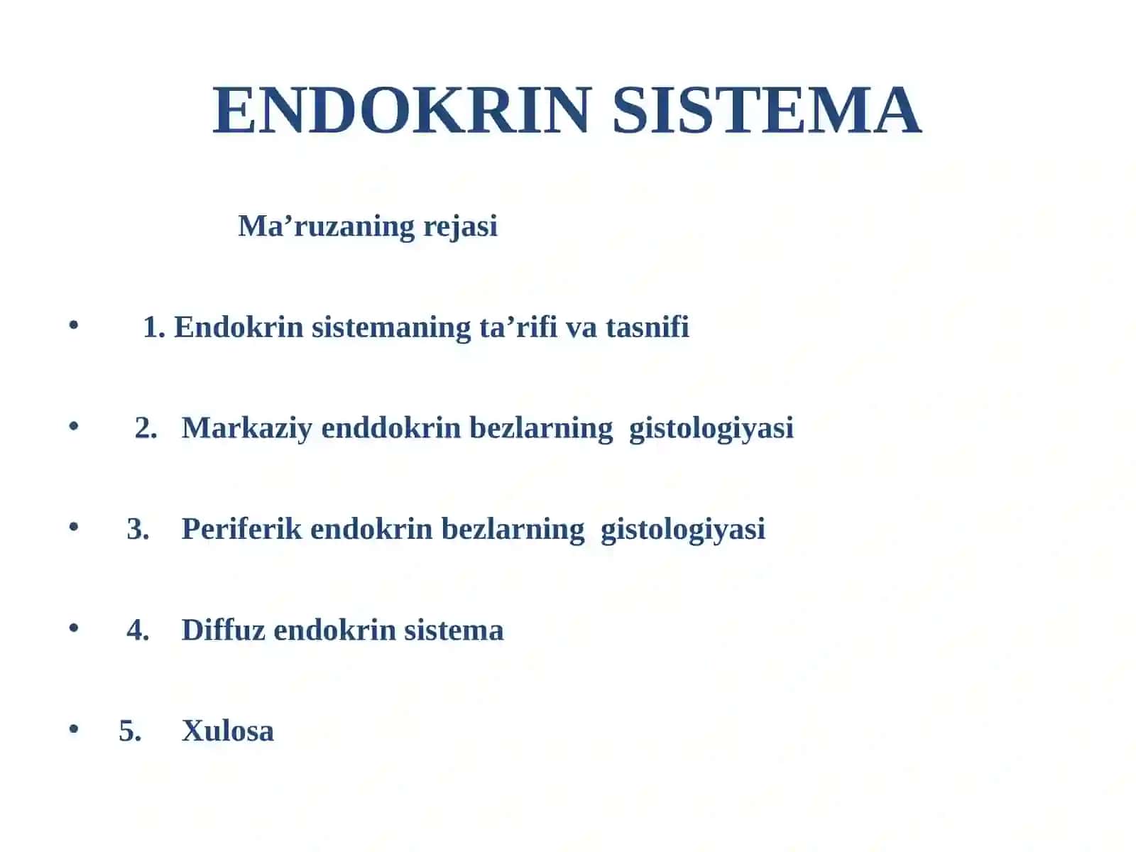 ENDOKRIN TIZIM A’ZOLARI 2