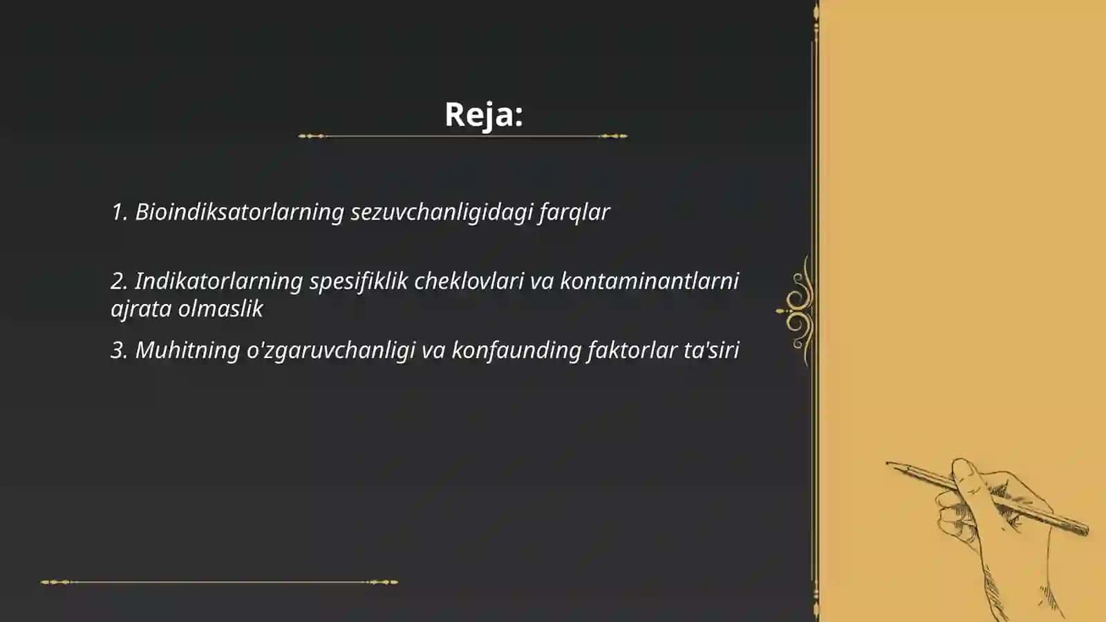 Bioindiksiya metodlarining cheklovlari 2