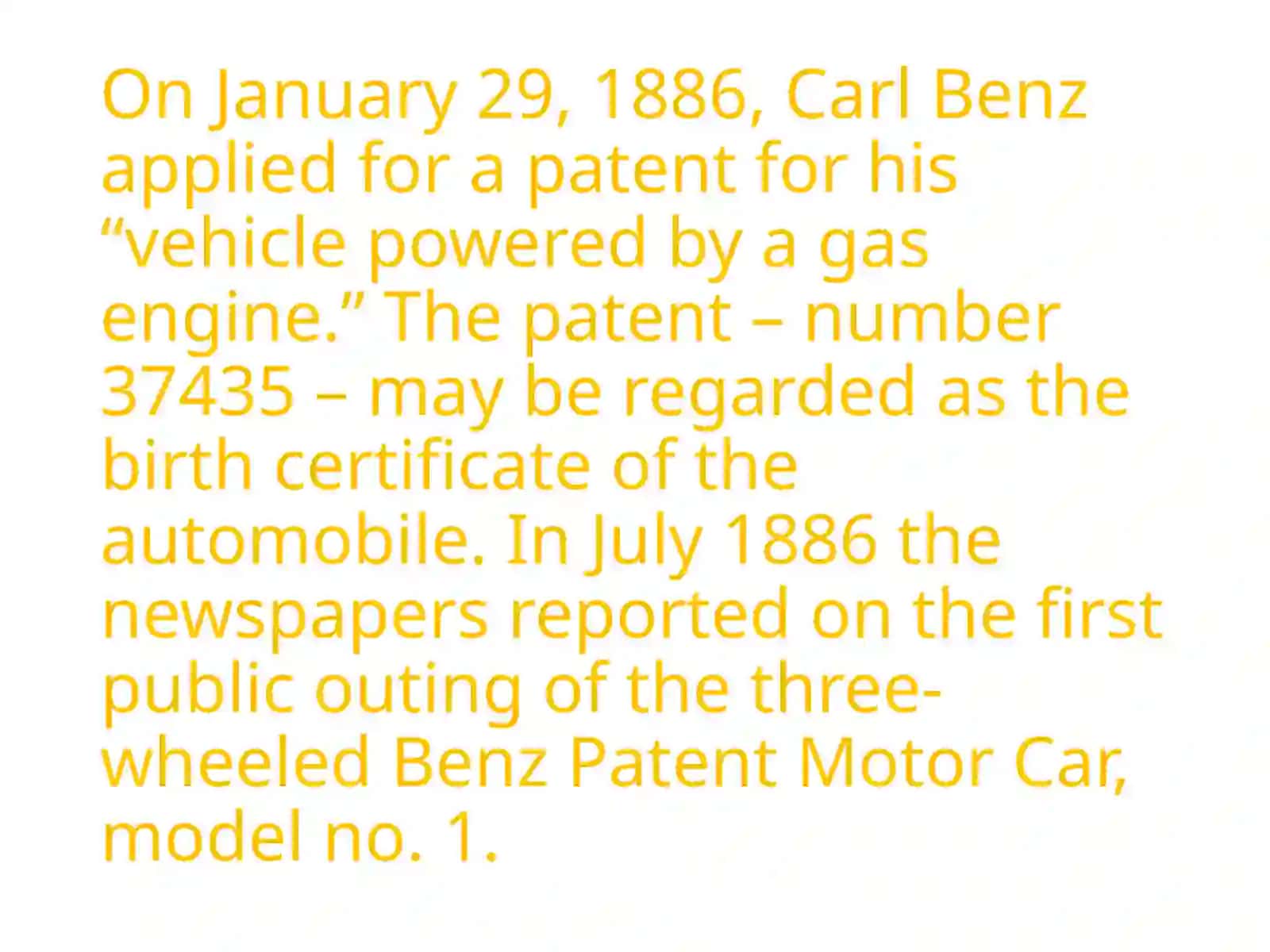 Benz Patent-Motorwagen 2