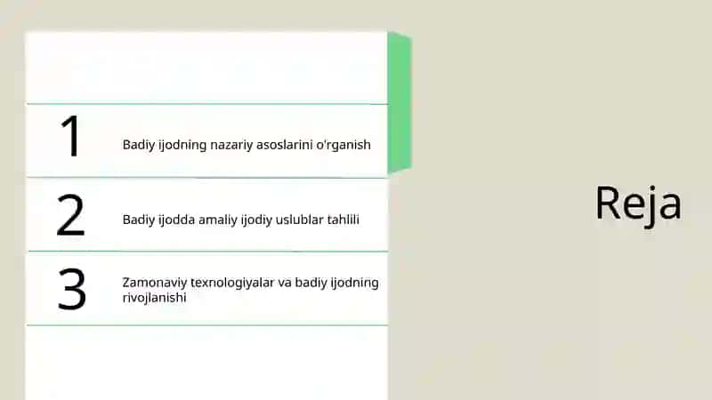 Badiyijod va uning nazariyasoslari 2