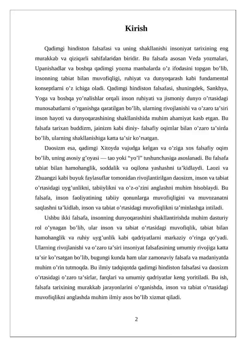 Qadimgi hindiston falsafasi va Daosizm 2