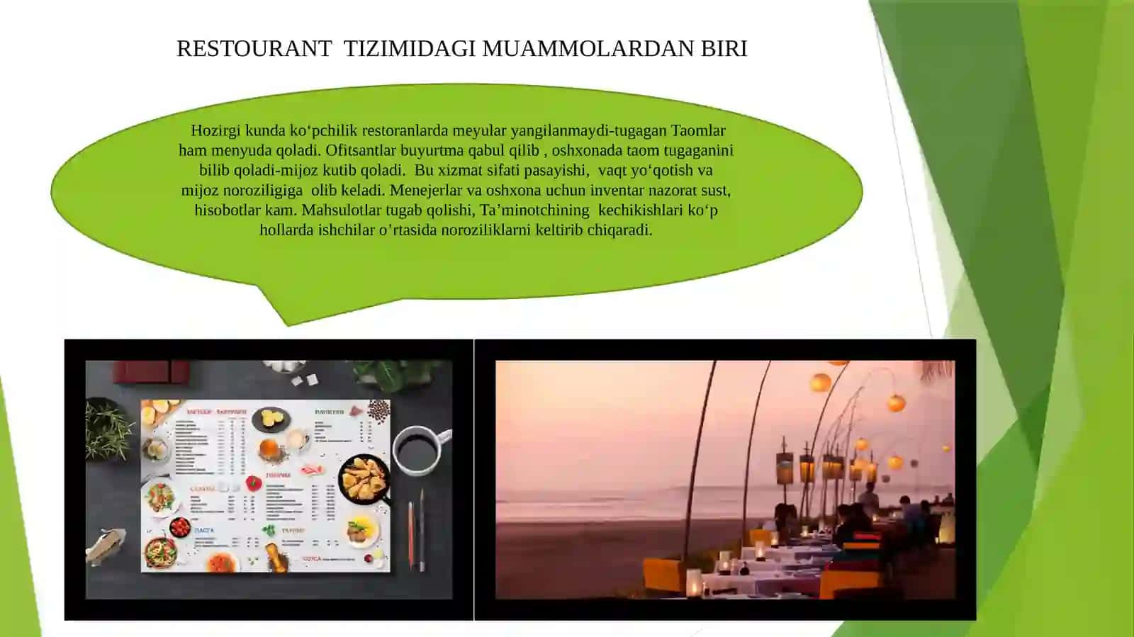 SMARTMENU — AQLLI RESTORAN TIZIMI 2
