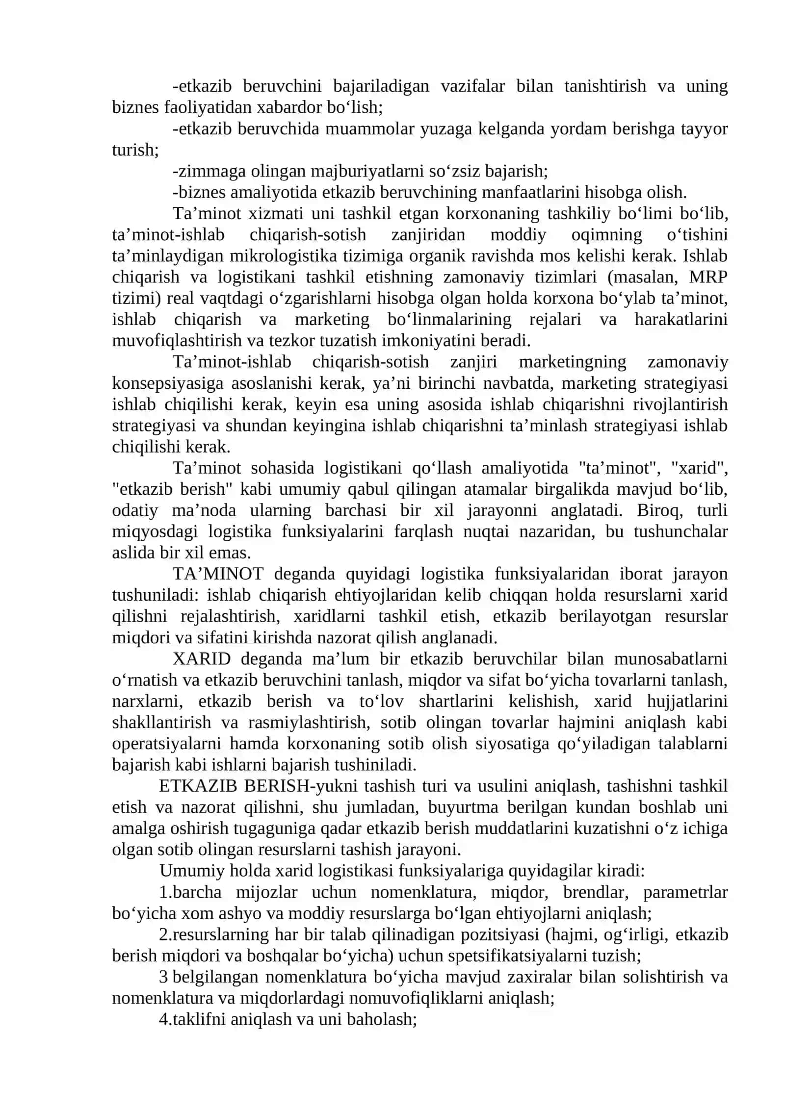 BOB. XARID-TA’MINOT LOGISTIKASI 2
