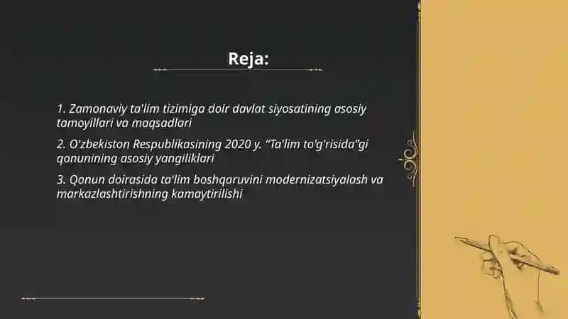 Taʼlim sohasida xalqaro hamkorlikning yoʻlga qoʻyilishi 2