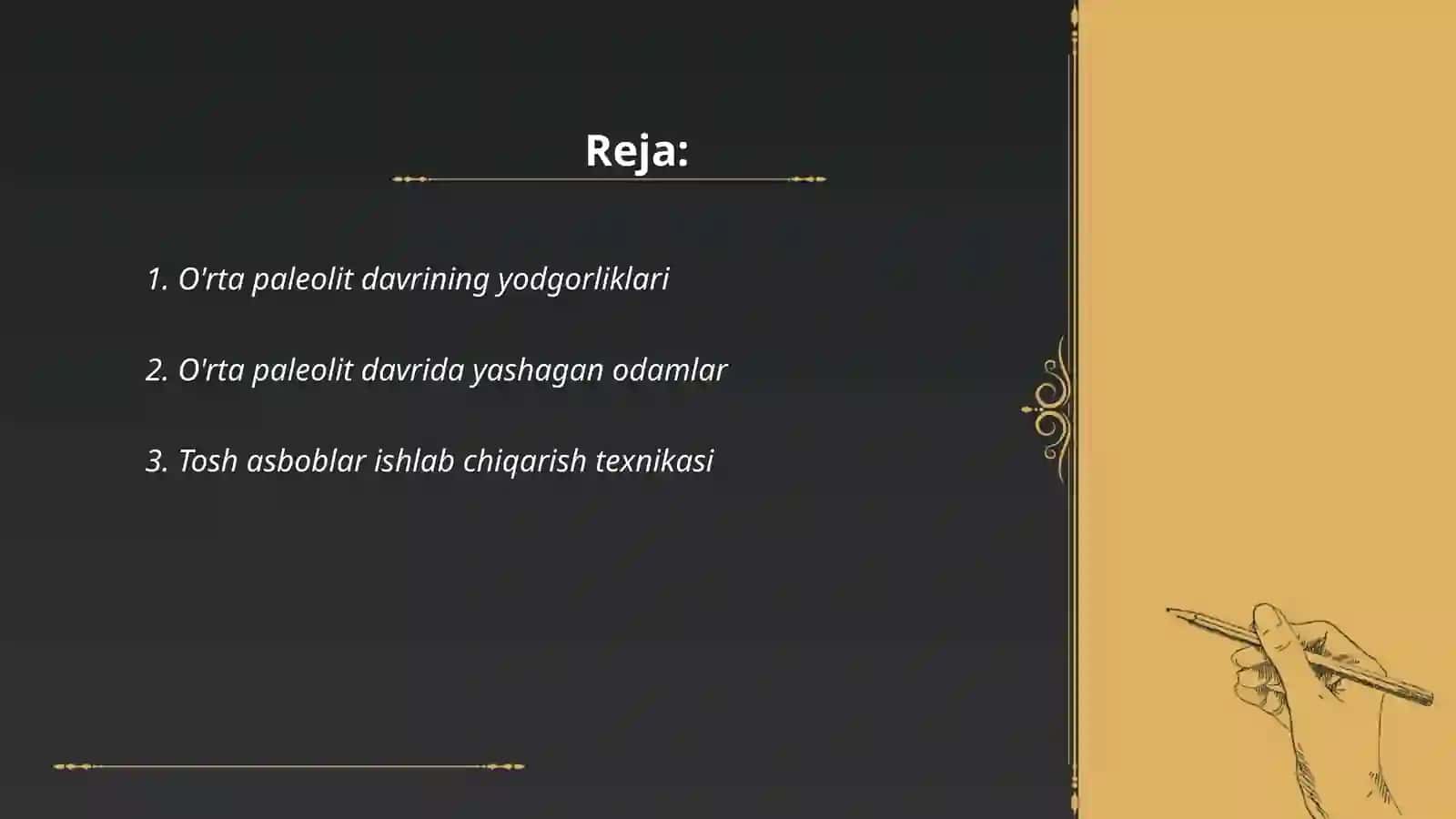 O'rta paleolit davri yodgorliklari 2