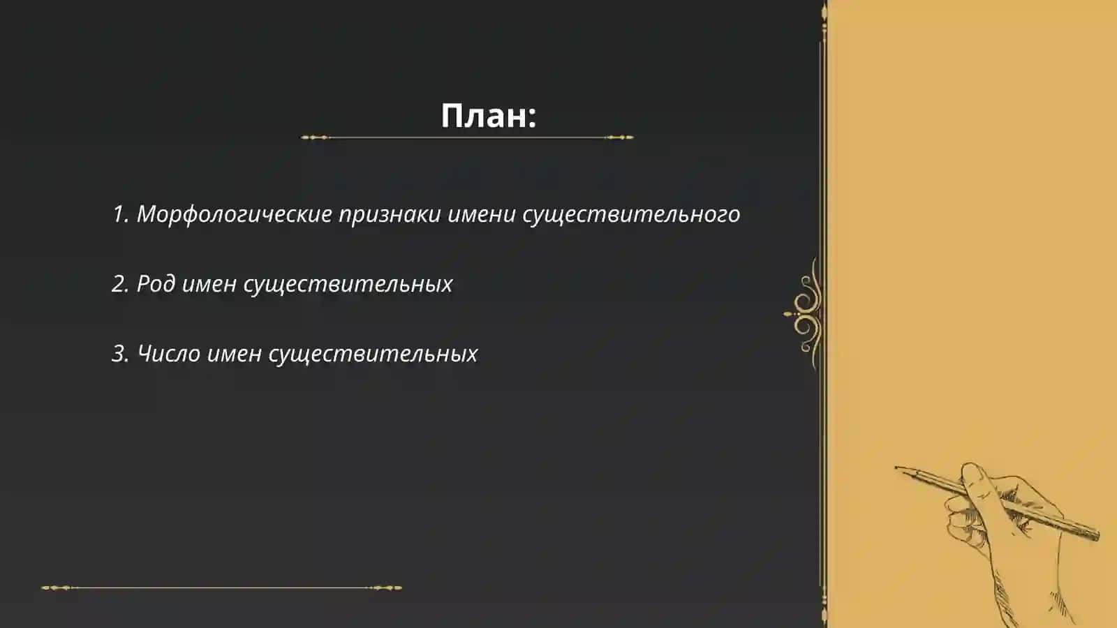 Морфология имени существительного 2