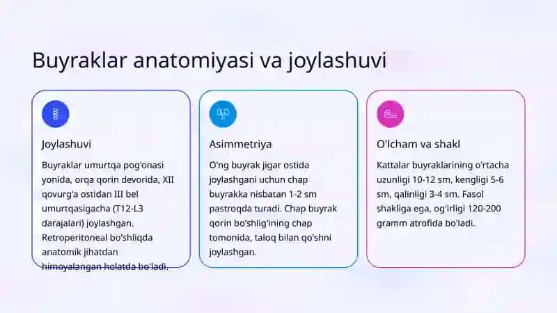 Buyraklarni palpatsiya va perkussiya qilish 2