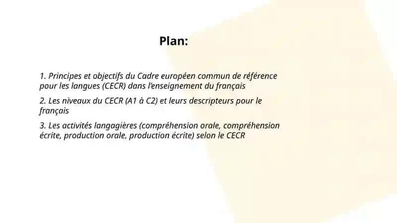 Le rôle du Cadre européen commun de référence pour les langues (CECR) dans l’enseignement du français 2