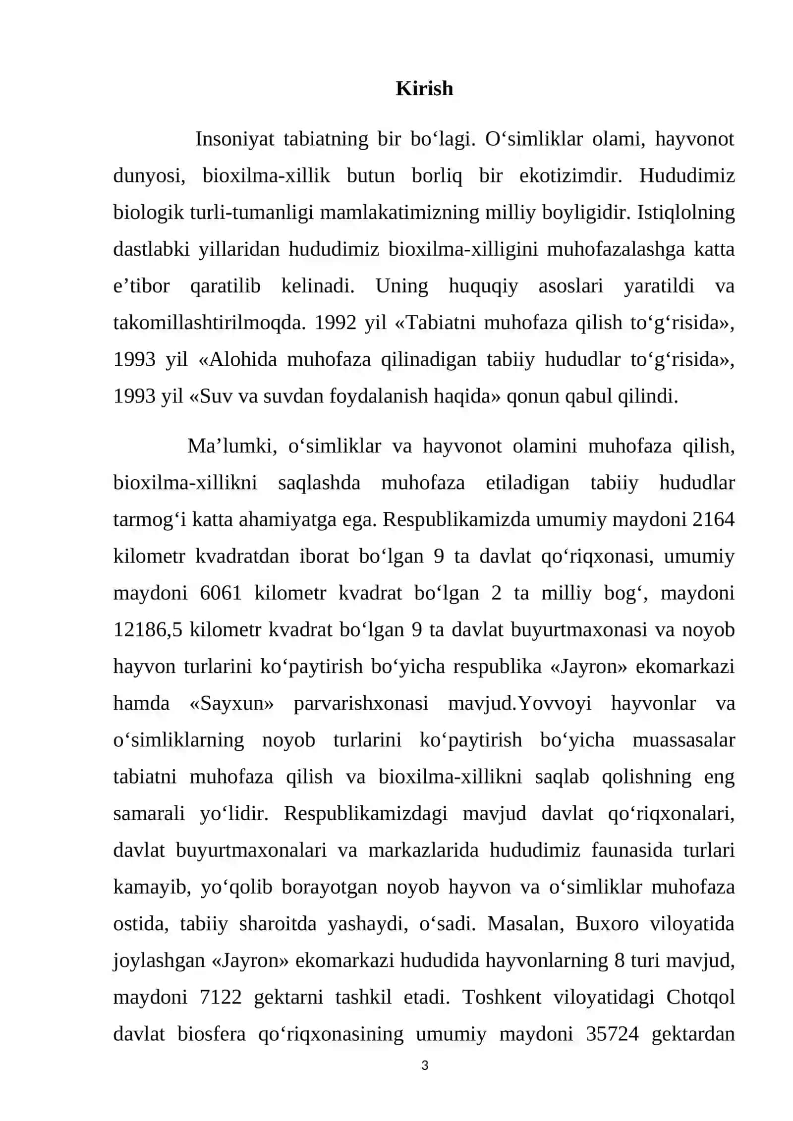 Qo`riqxonalar va ularning roli 2