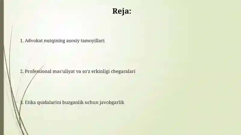 Yurist nutqi odobi haqida 2