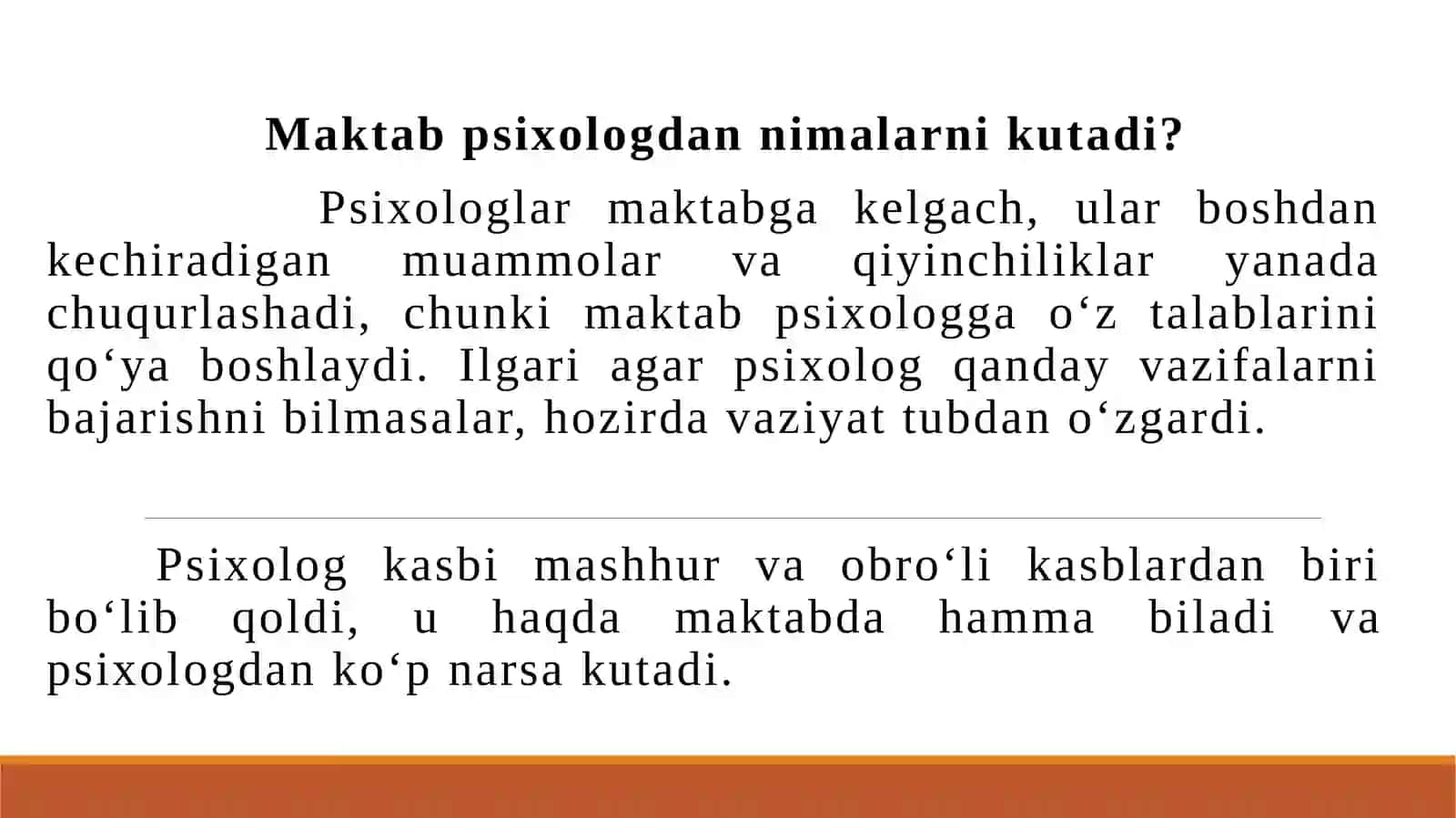 AMaliyotchi psixolog faoliyatining asosiy ko‘rinishlari 2