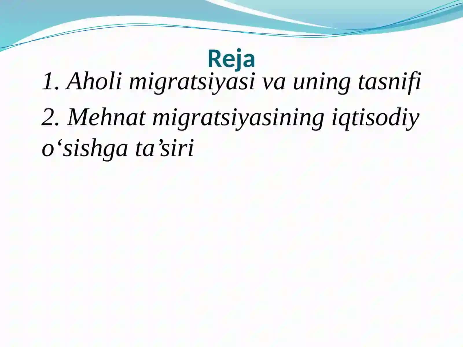 Mehnat migratsiyasining iqtisodiy o’sishga ta’siri 2