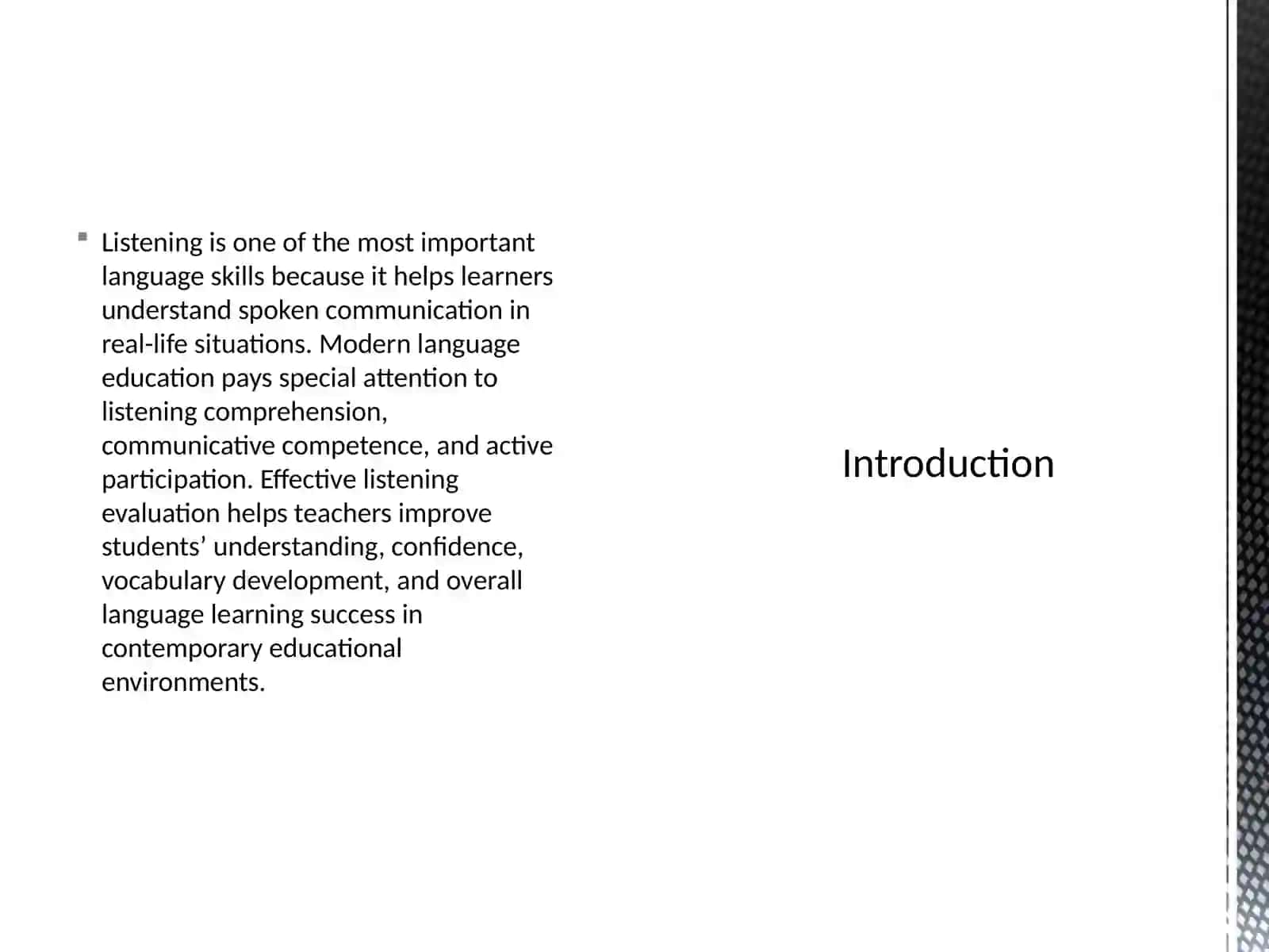 Evaluating Listening Skills in Language Learners 2