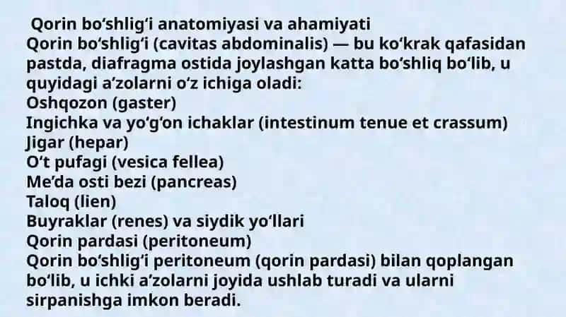 Qorinbo'shligikasalliklari 2