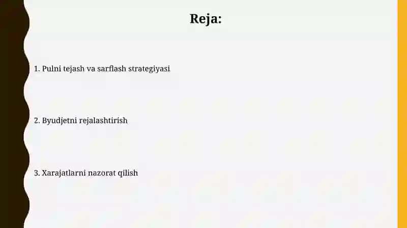 Oilaviy byudjetni boshqarish 2