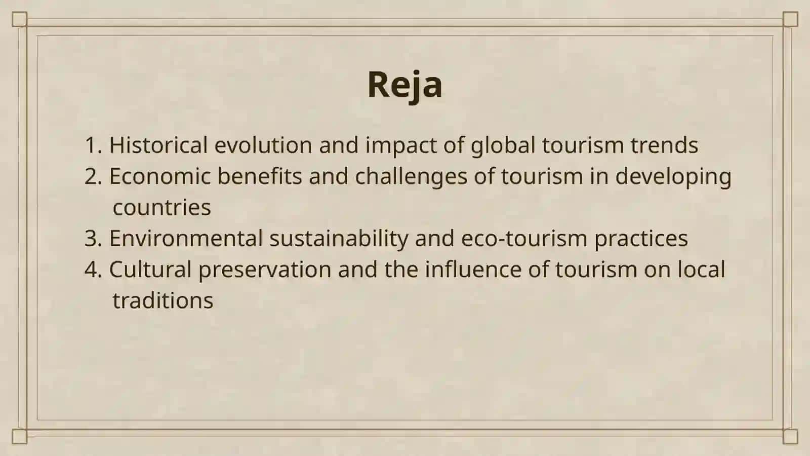 Global Tourism History Overview 2