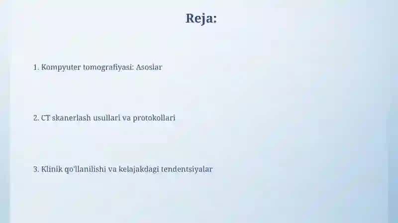 Kompyuter tomografiyasi 2