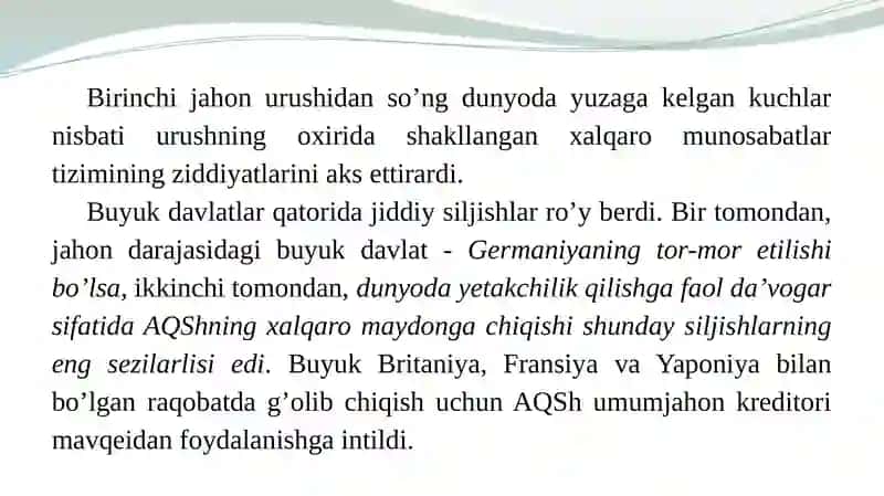 VERSAL-VASHINGTONTIZIMI VA UNING SIYOSIY OQIBATLARI 2