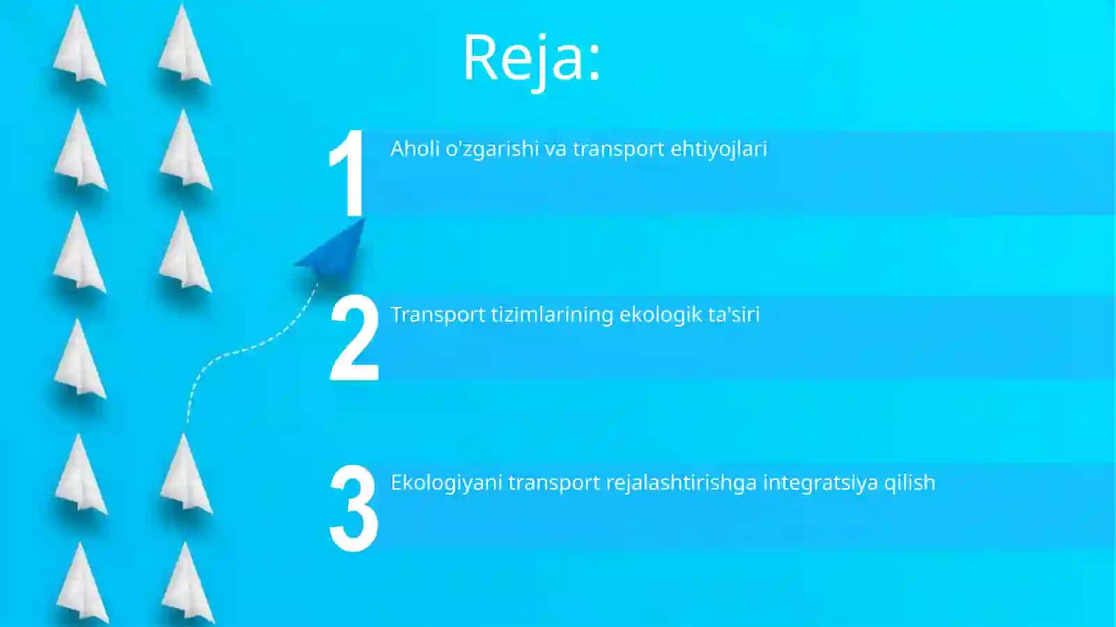 Demografiya, Transport va ekologiya 2