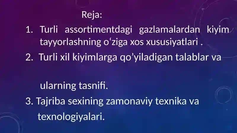 Turli xil kiyimlar assortimenti 2