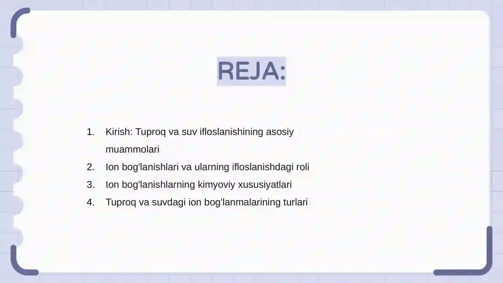 Ion bog'lanishlari va ularning ifloslanishdagi roli 2
