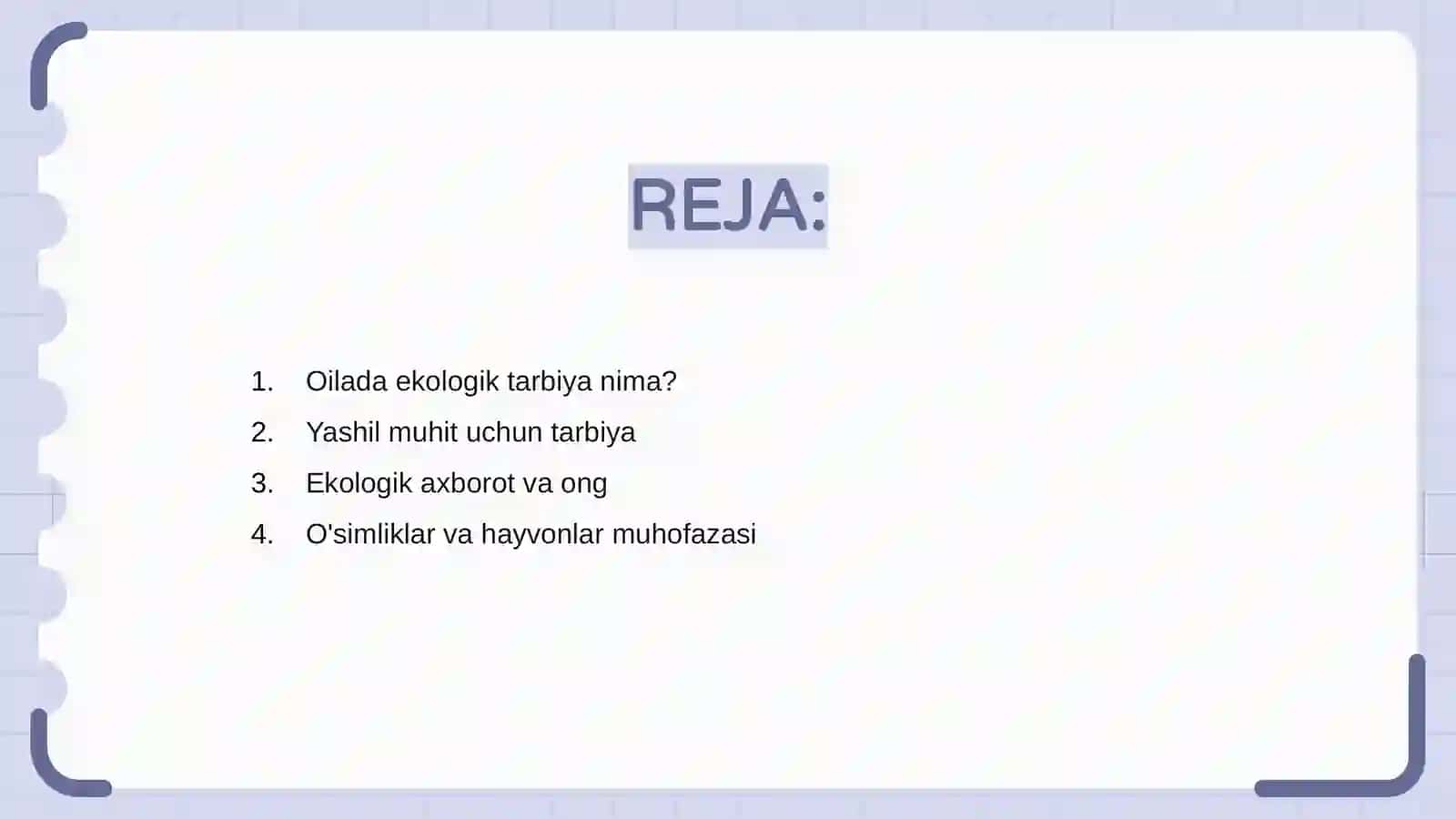 Oilada ekologik tarbiya 2