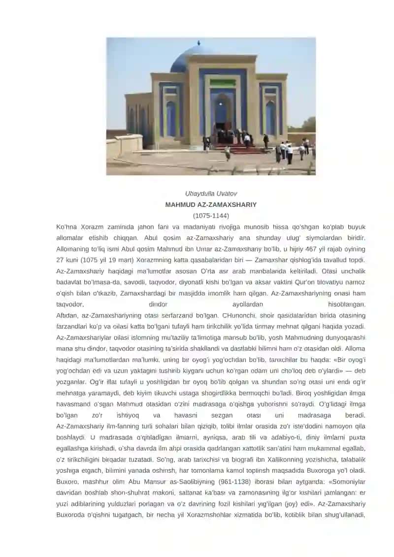 Az-Zamaxshariyning Hikmatlari 2