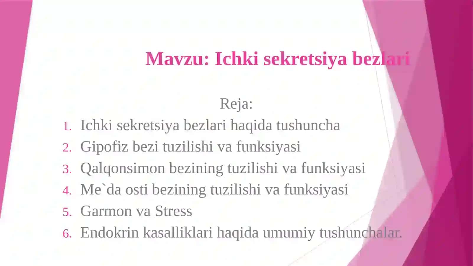 Ichki sekretsiya bezlari 2