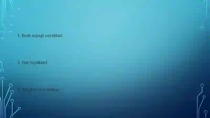 Boshning yuz qismi suyaklari 2