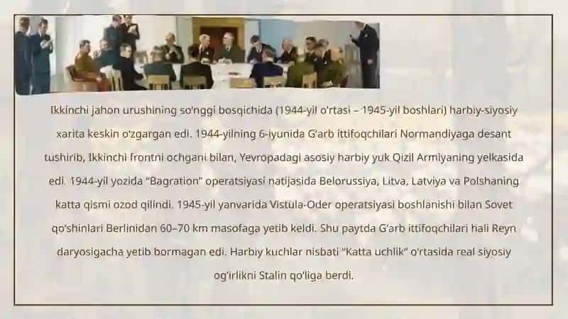 Yalta konferensiyasi 2