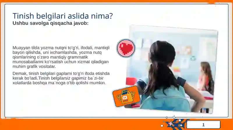 Tinish belgilarining ishlatilishi 2