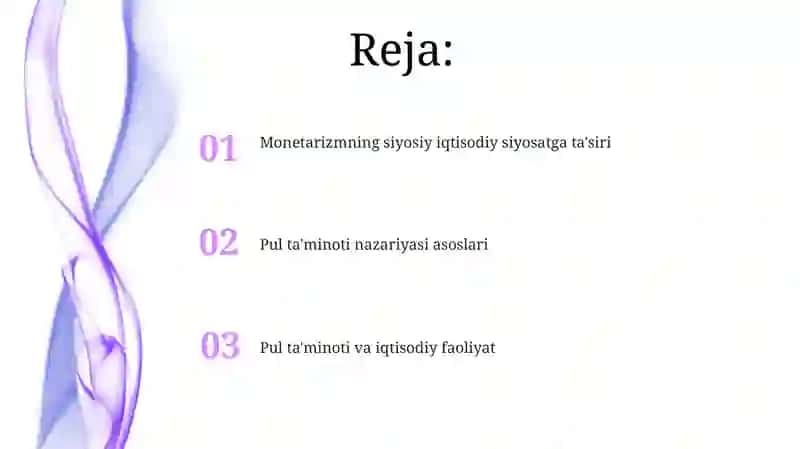 Monetarizm iqtisodiy ta'limoti 2