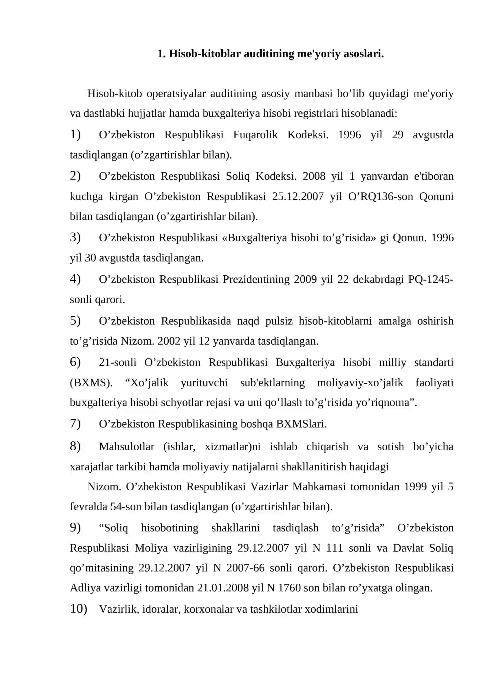 Hisob-kitoblar auditi 2