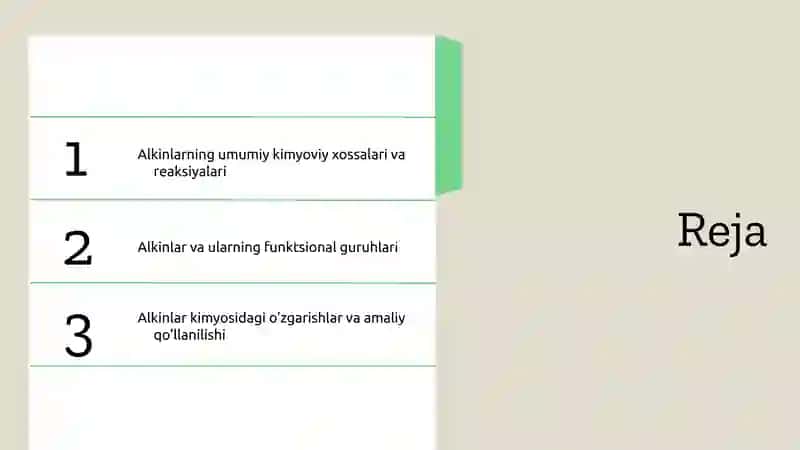 Alkinlarning kimyoviy xossalari 2