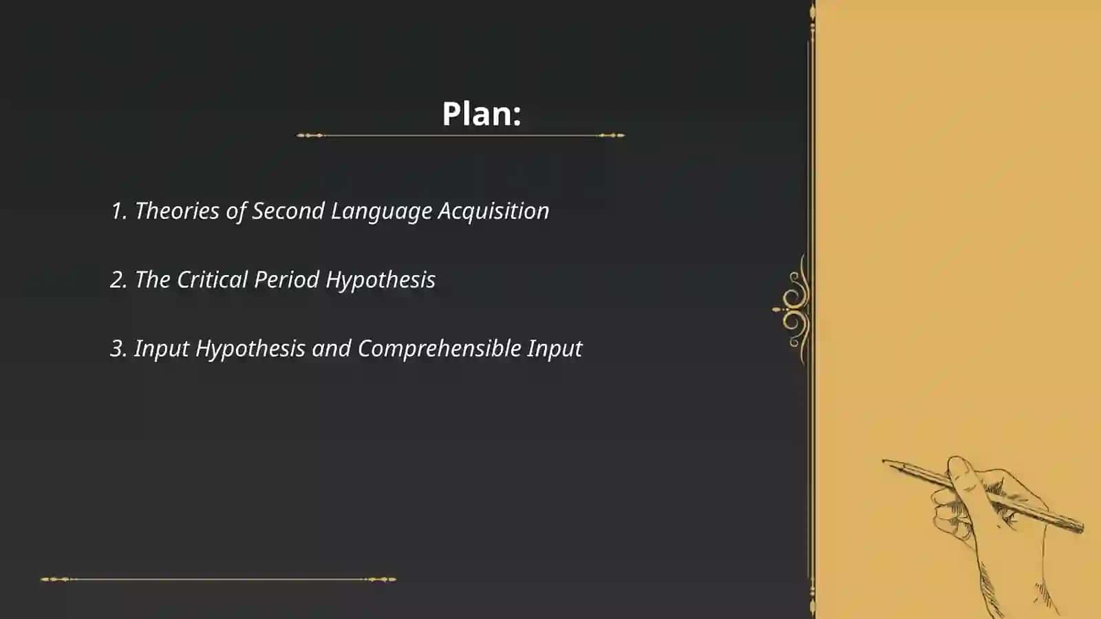 Teaching SLA( second language acquisition) Nodirbek 24/144 2