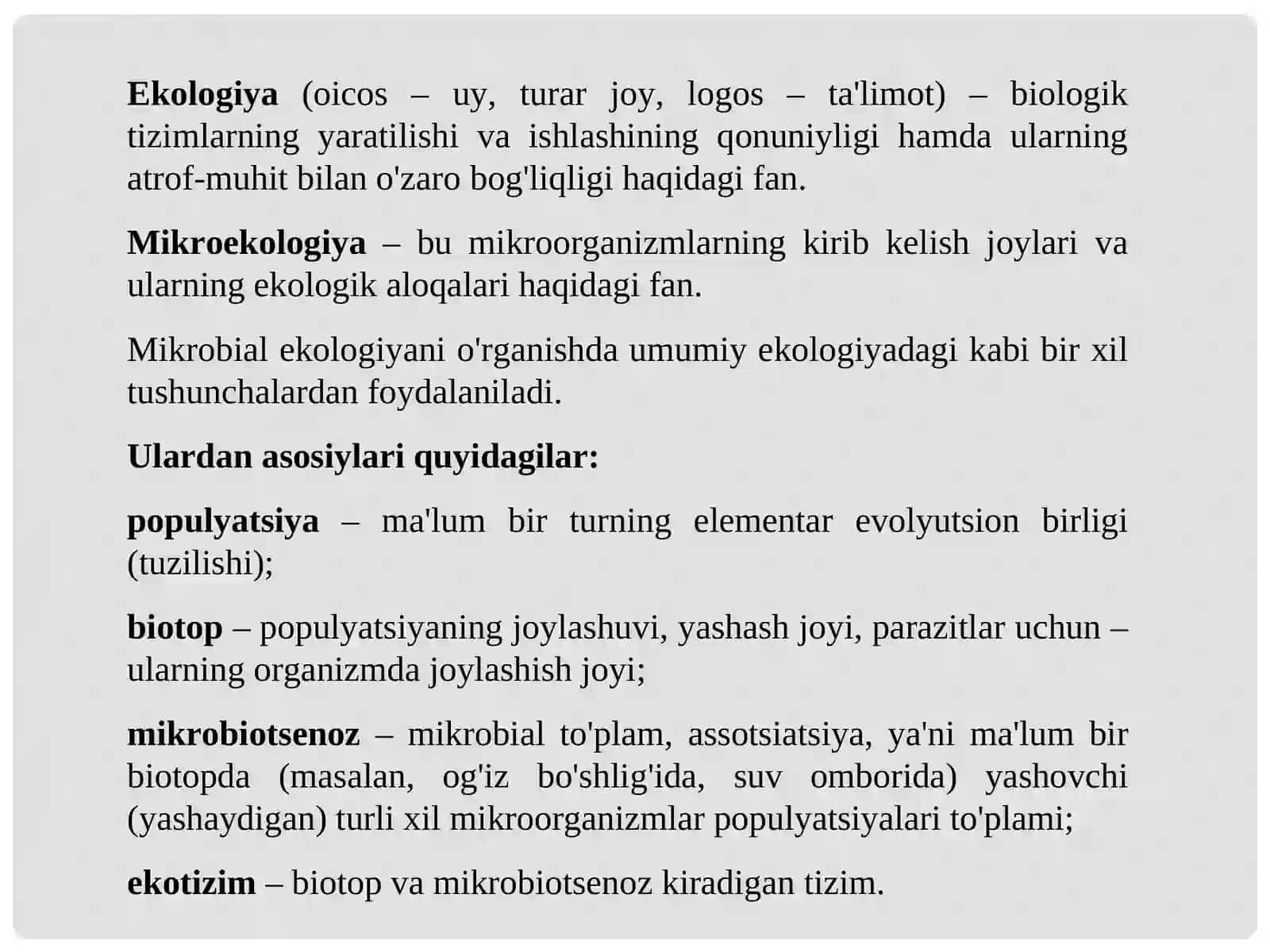 Murakkab mikrobial ekologiya 2
