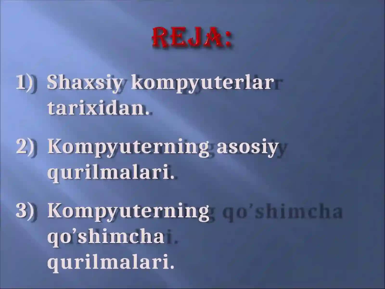 Shaxsiy kompyuterlar tarixidan 2