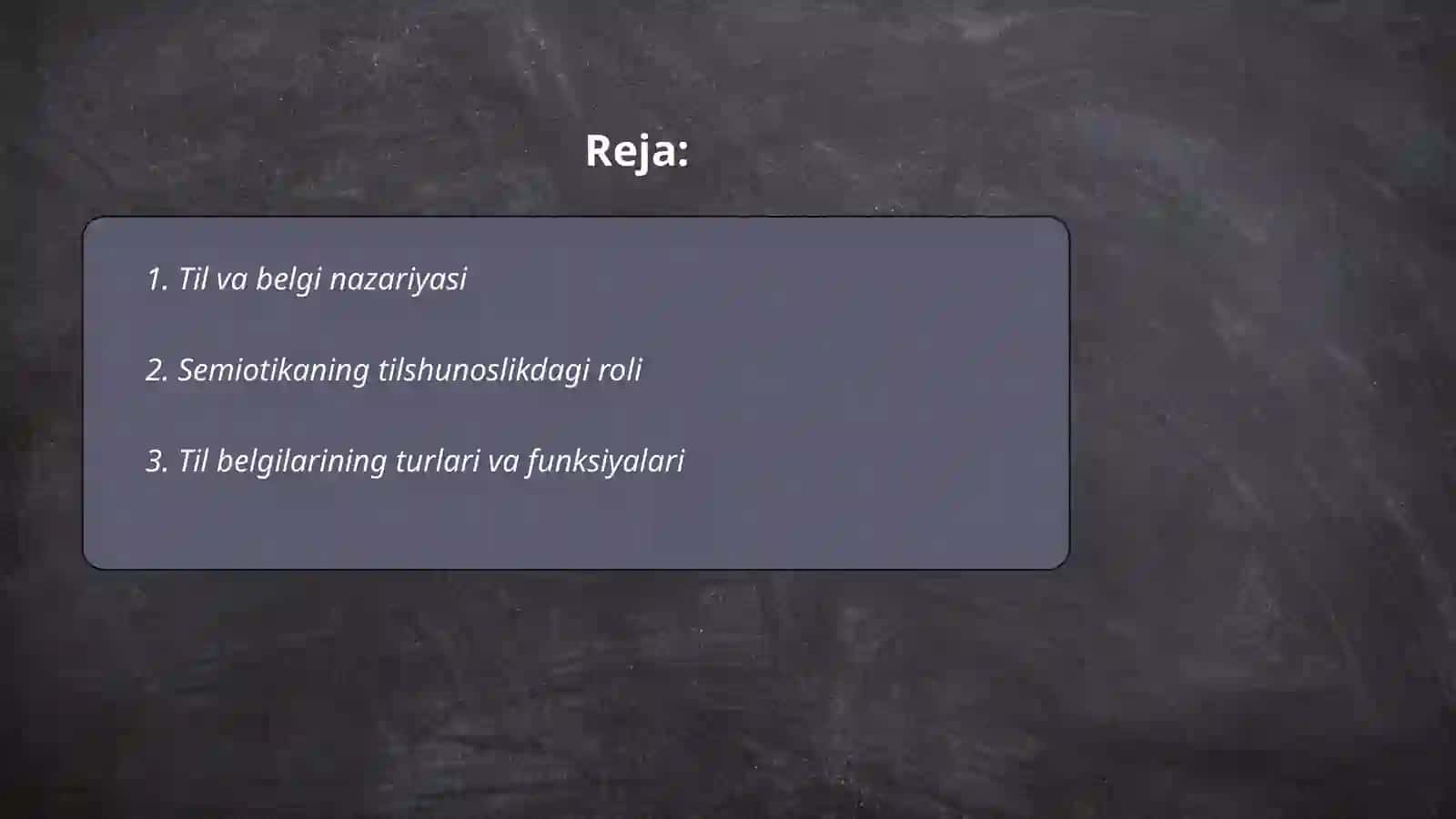Tilshunoslik va semiotika 2