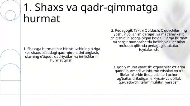 Pedagogik Taktni Qo‘Llash Shartlari 2