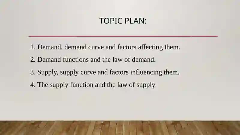Fundamentals of supply and demand analysis 2